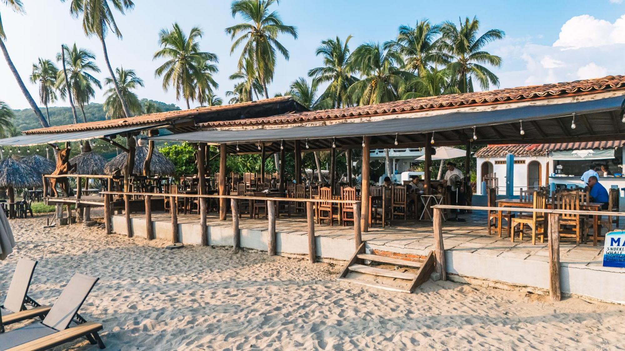 Hotel Tres Santos Troncones Bagian luar foto